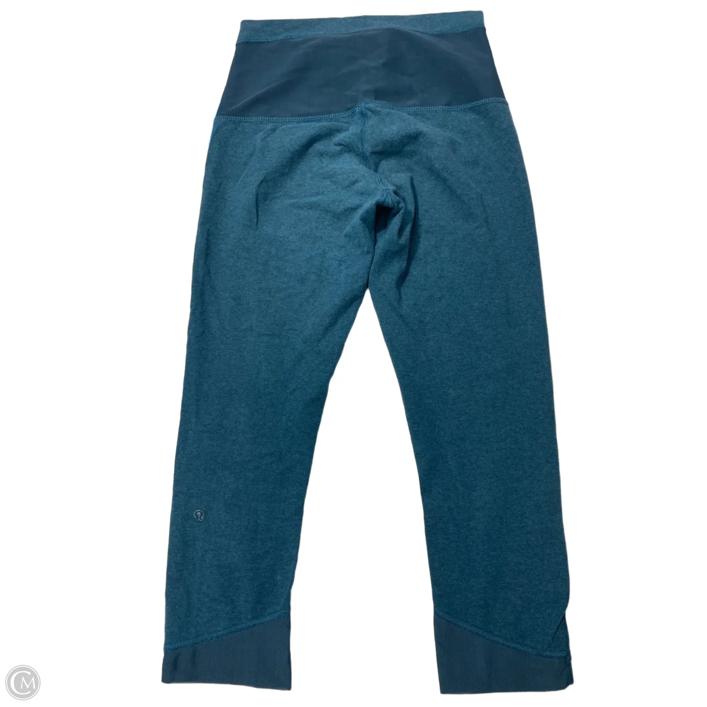Athletic Capris By Lululemon In Teal, Size: 6