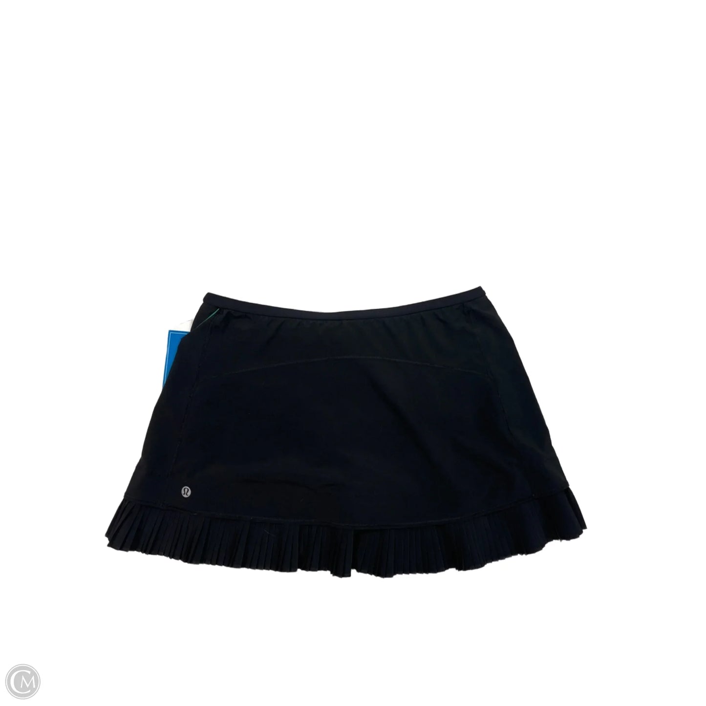 Athletic Skirt By Lululemon In Black, Size: S