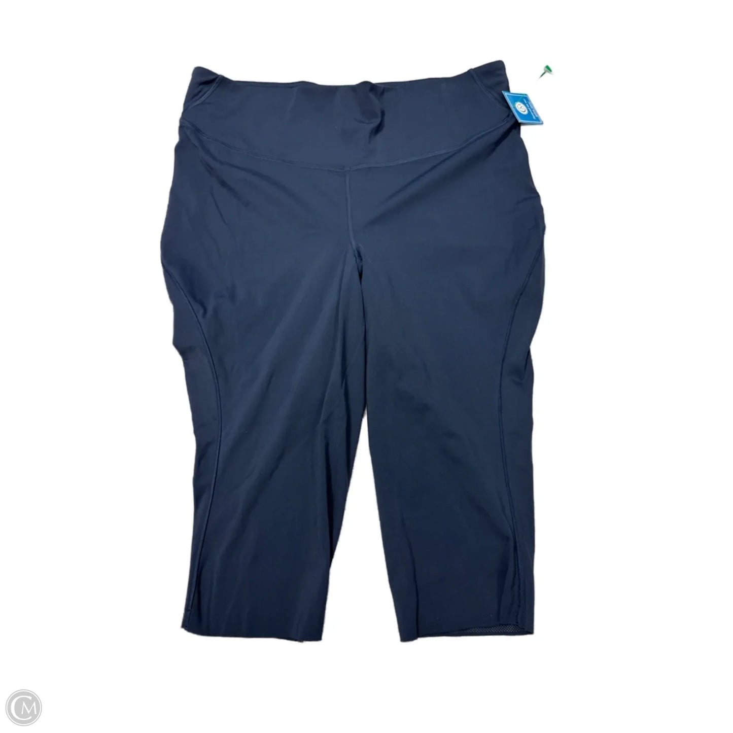 Athletic Capris By Lululemon In Navy, Size: Xl