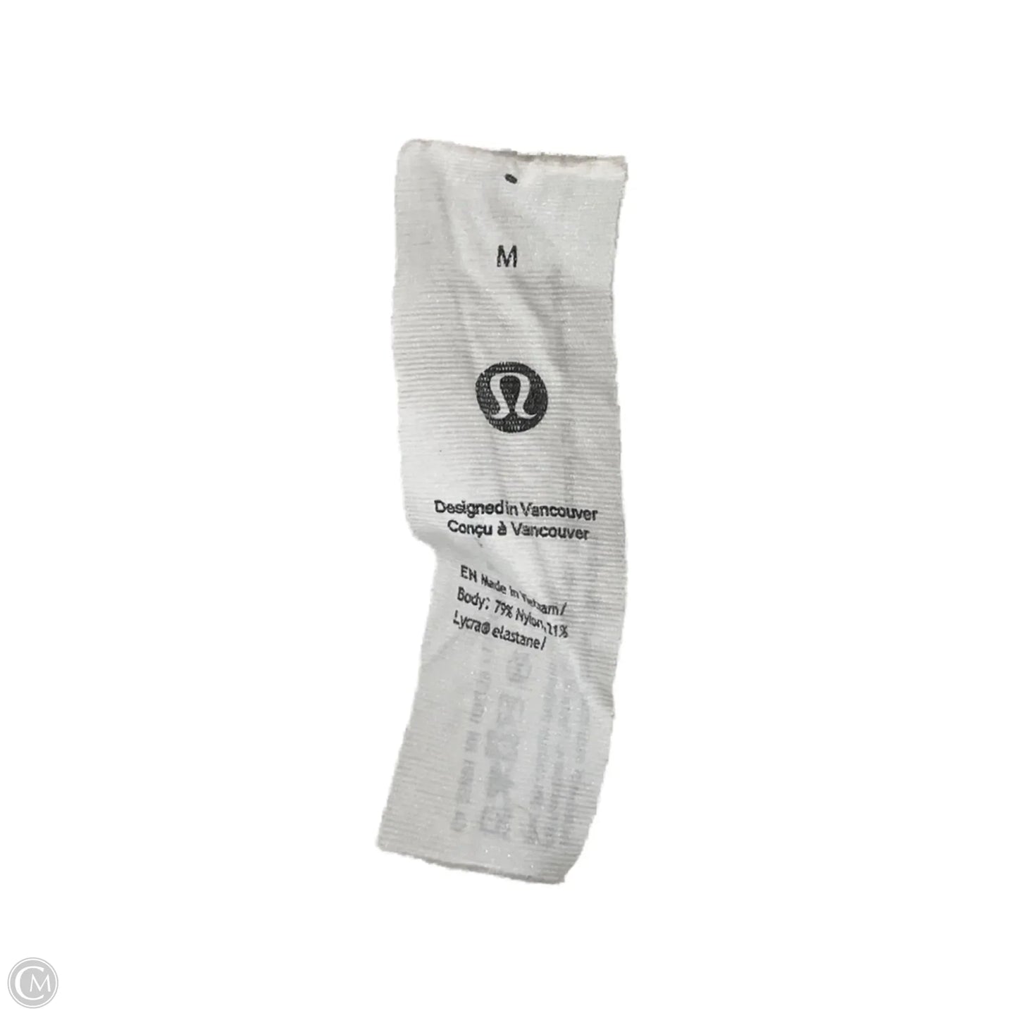 Athletic Tank Top By Lululemon In Cream, Size: M