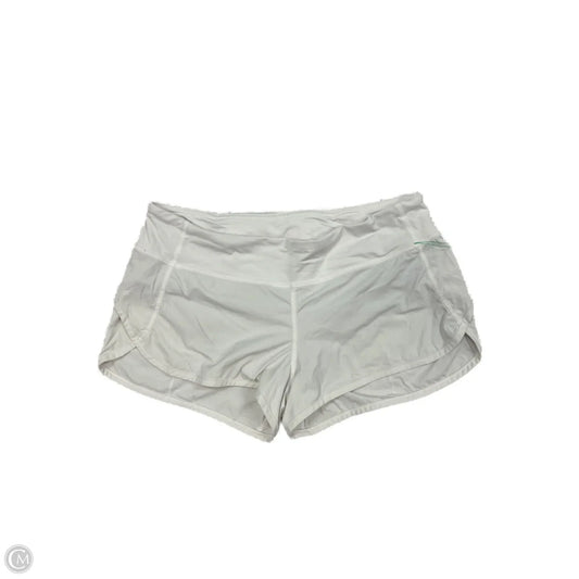 Athletic Shorts By Lululemon In White, Size: M
