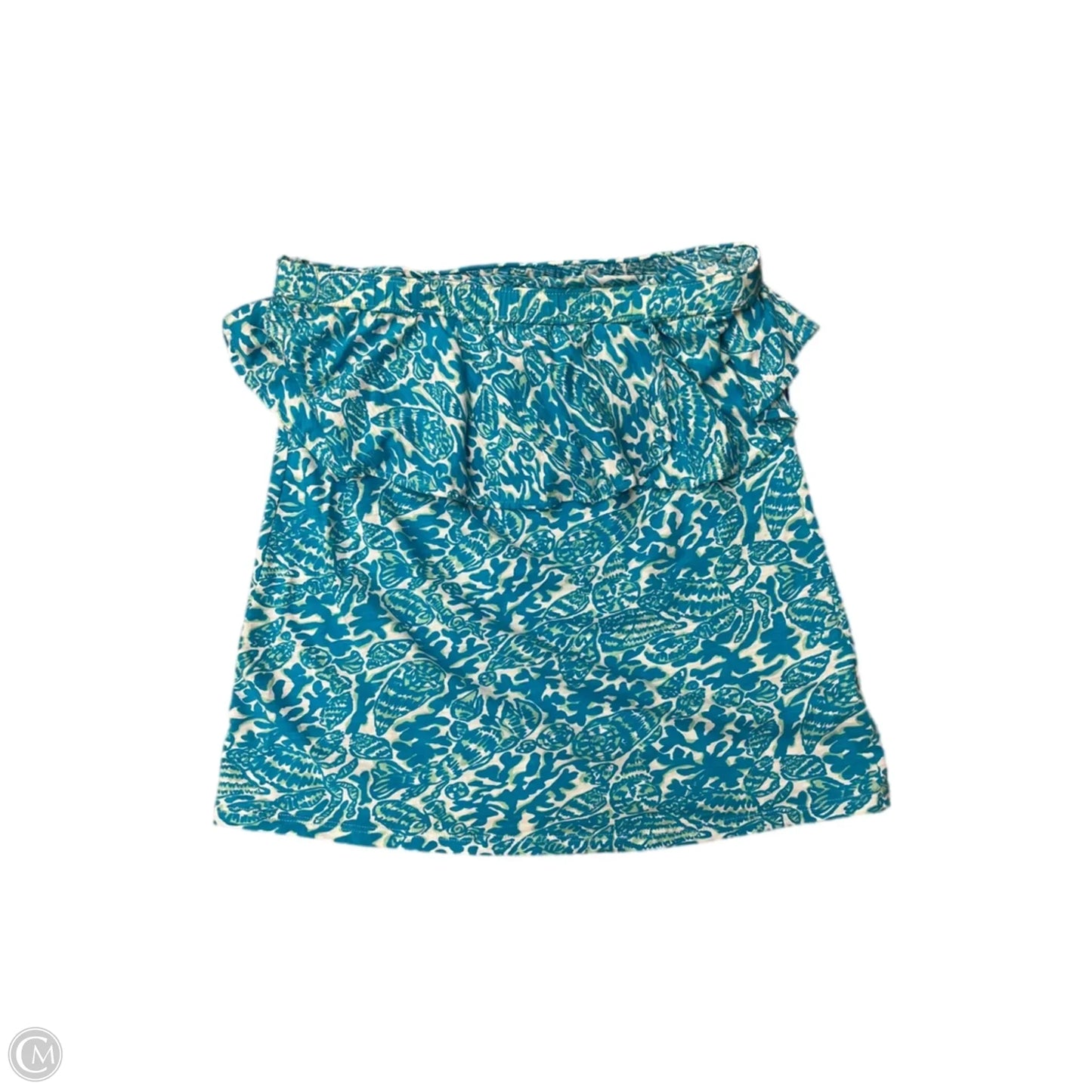 Top Sleeveless Designer By Lilly Pulitzer In Blue & White, Size: M