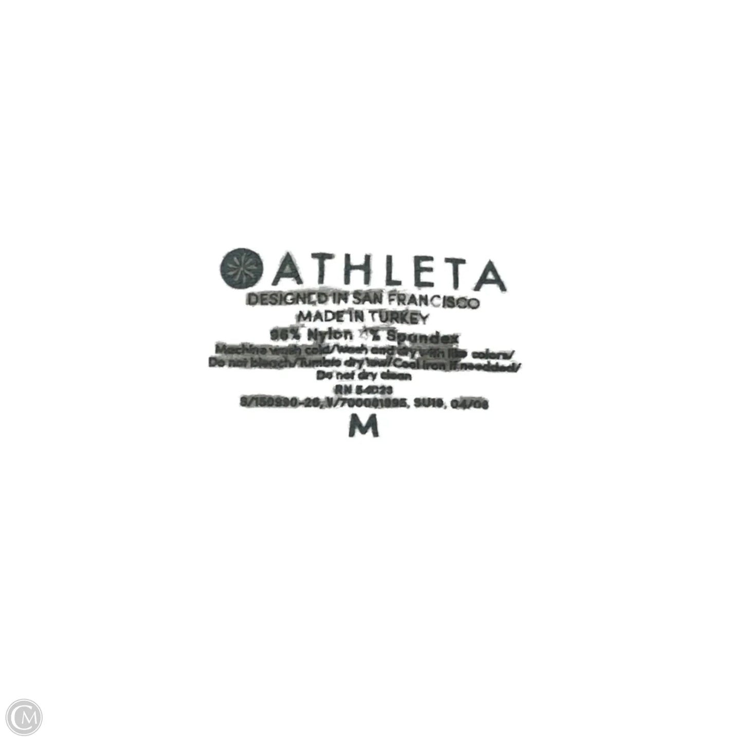 Athletic Top Short Sleeve By Athleta In Pink, Size: M