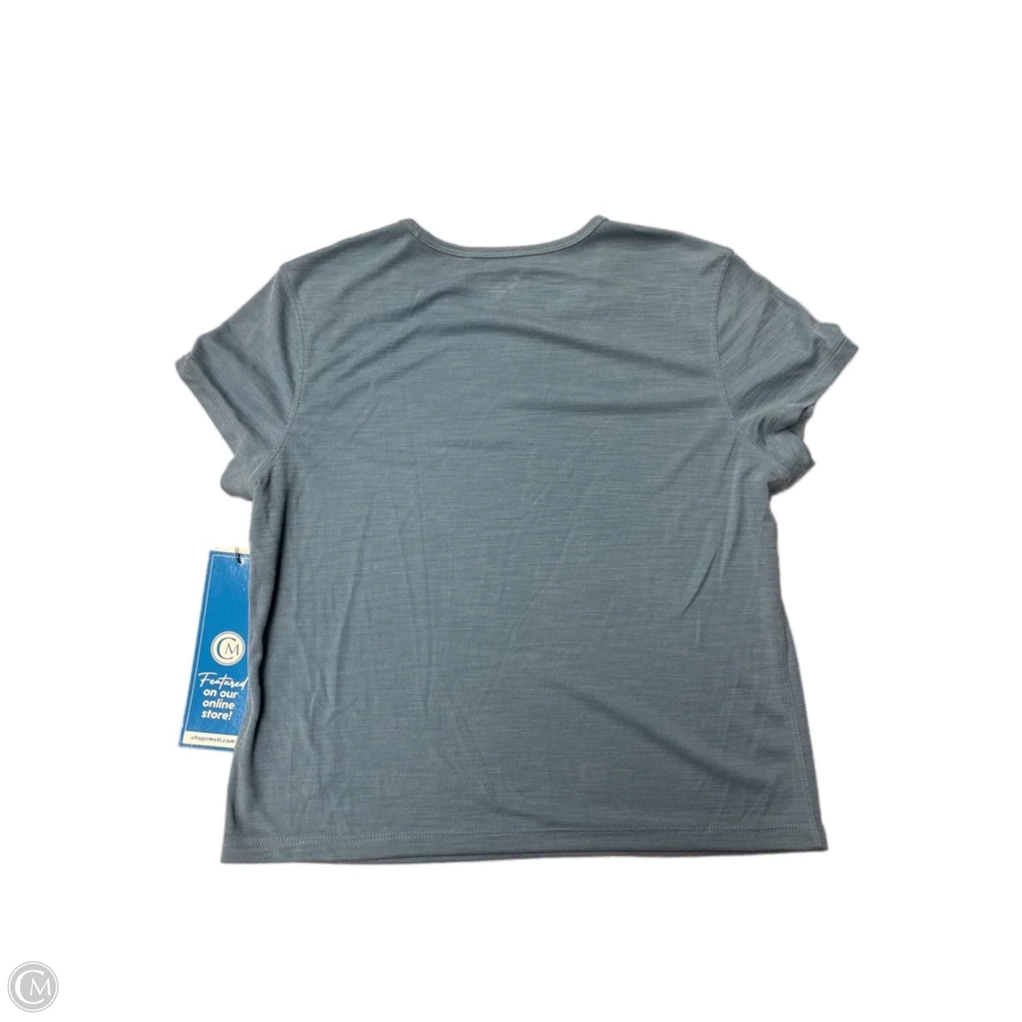 Top Short Sleeve By Athleta In Blue, Size: Sp