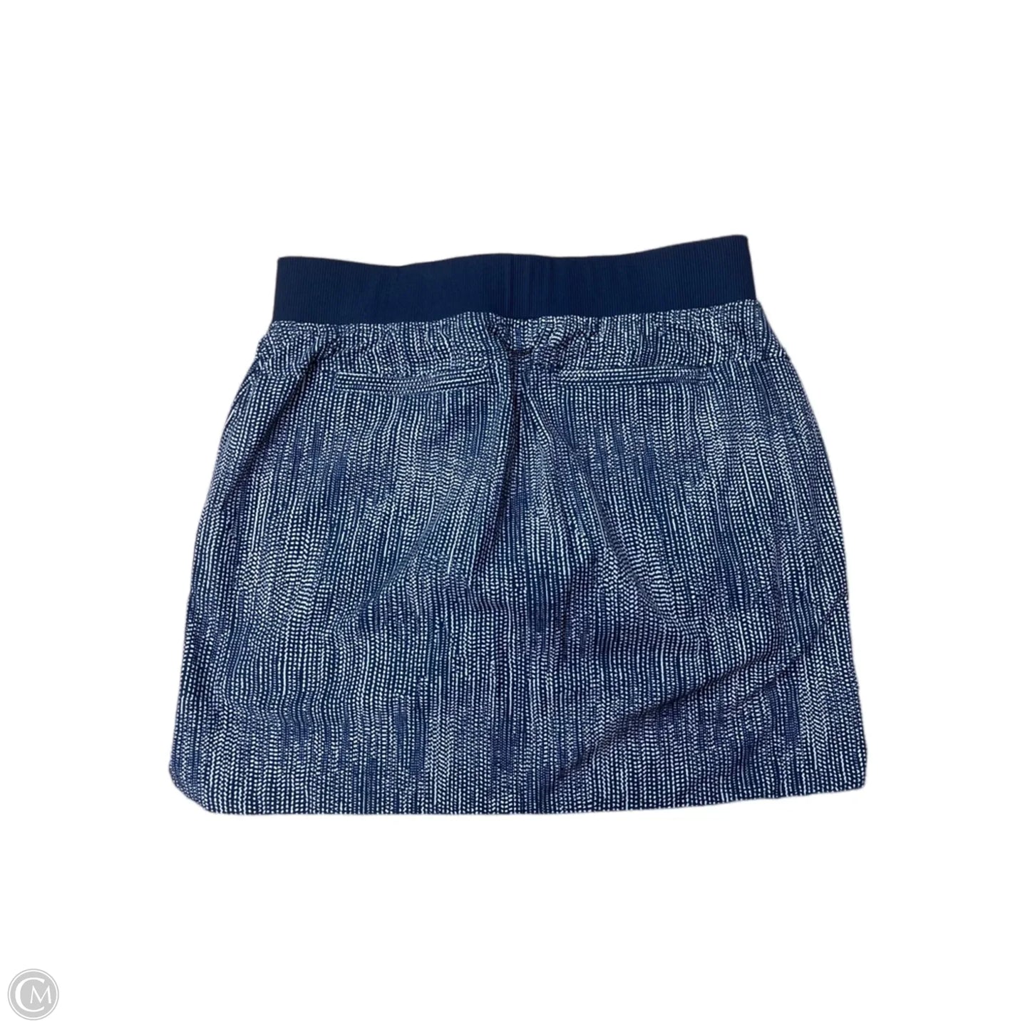 Athletic Skirt By Athleta In Blue & White, Size: S