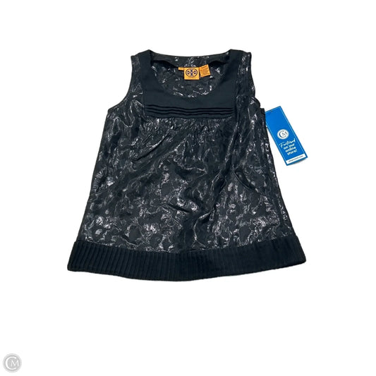 Top Sleeveless Designer By Tory Burch In Black, Size: S