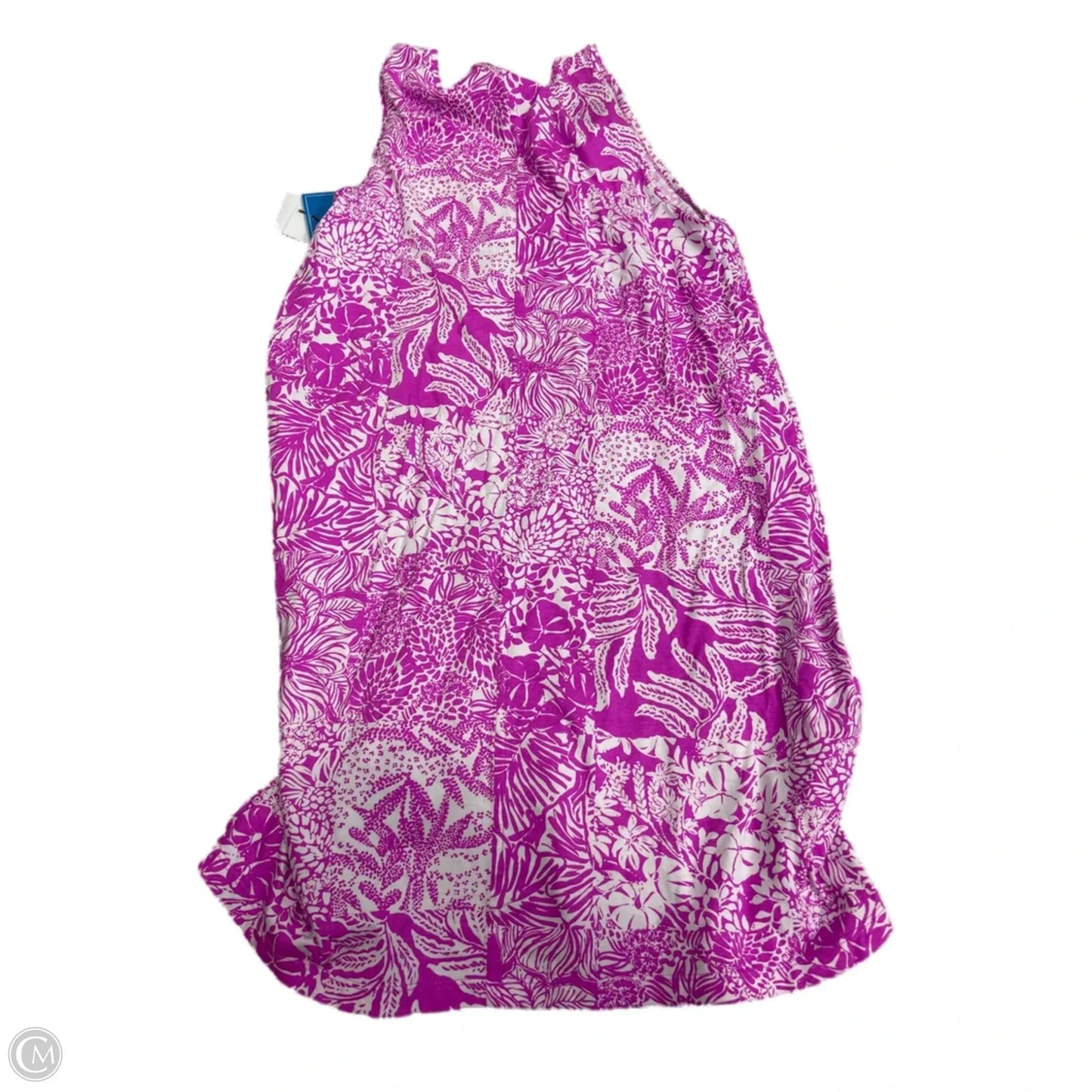 Dress Designer By Lilly Pulitzer In Purple & White, Size: M