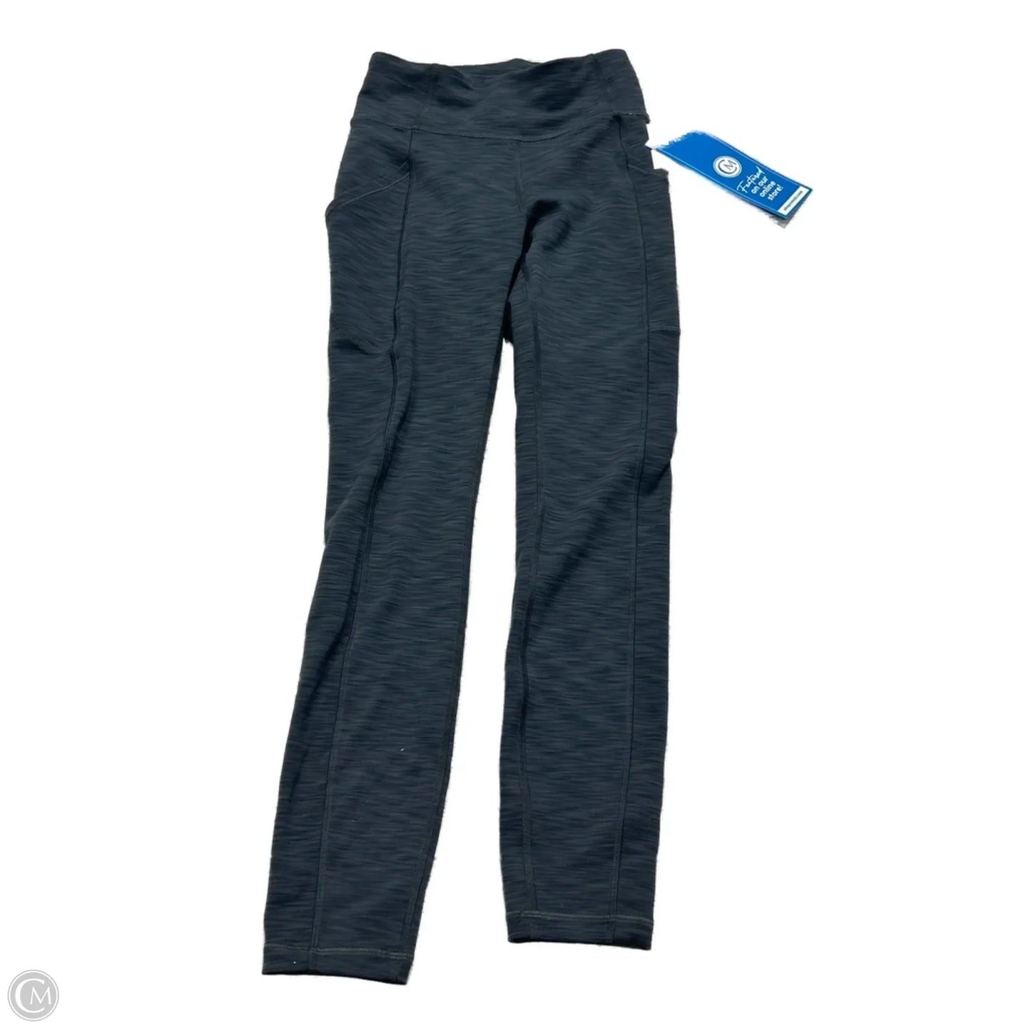 Athletic Leggings By Lululemon In Grey, Size: Xs