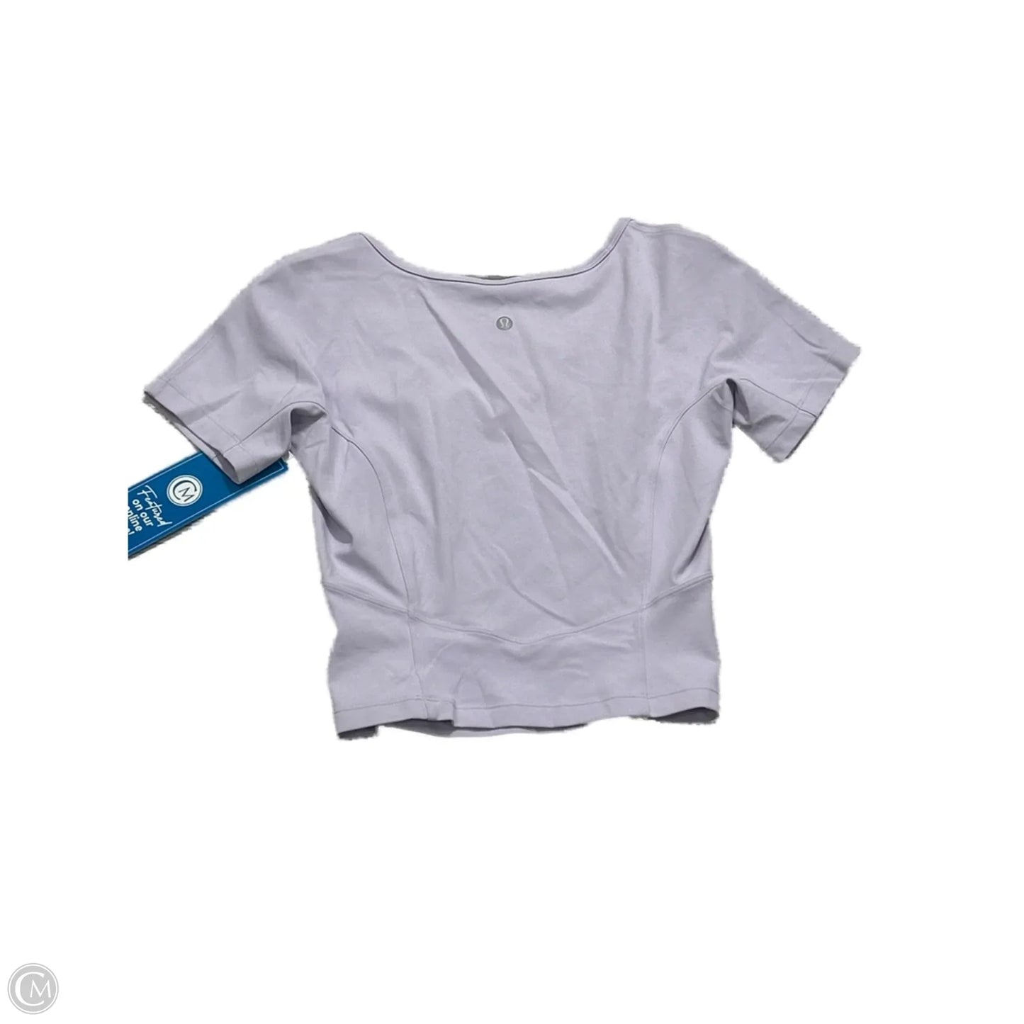 Athletic Top Short Sleeve By Lululemon In Purple, Size: S