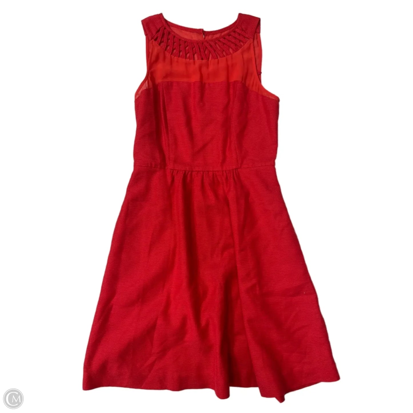 Dress Casual Midi By Maeve In Red, Size: Xs