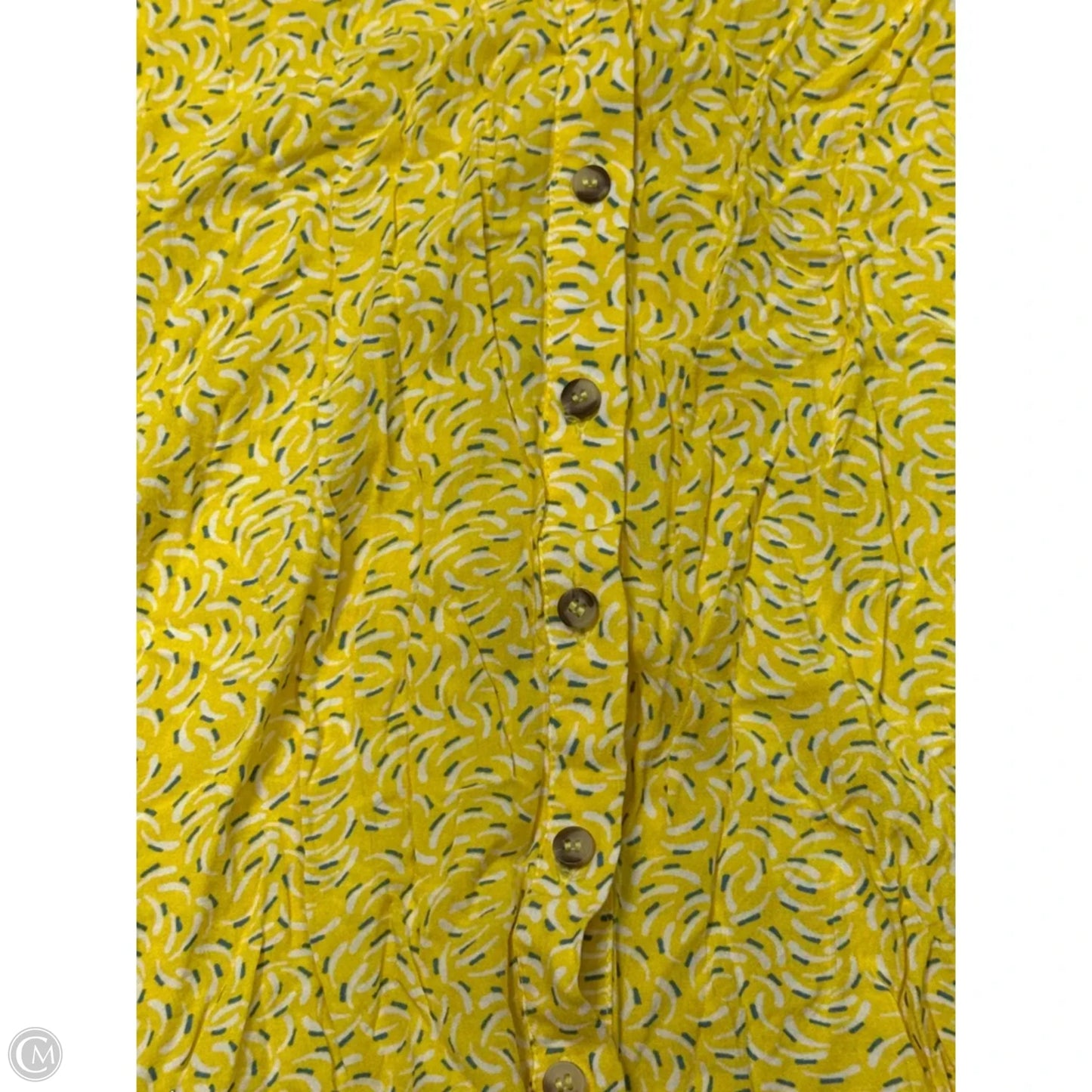 Top Long Sleeve By Maeve In Yellow, Size: M