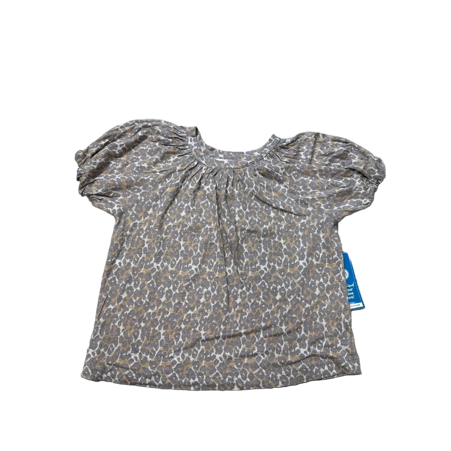 Top Short Sleeve By Maeve In Animal Print, Size: M