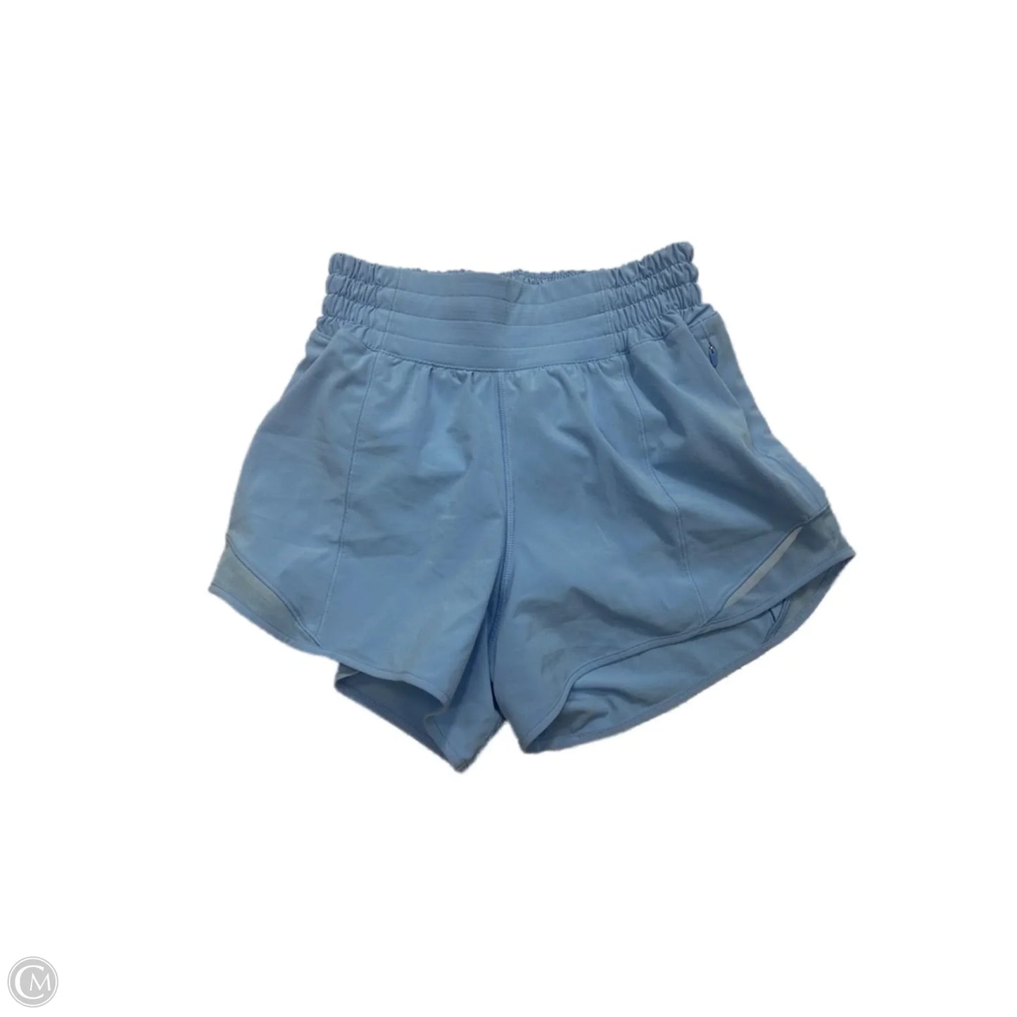 Athletic Shorts By Lululemon In Blue, Size: Xs