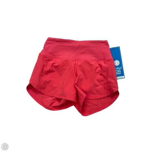 Athletic Shorts By Lululemon In Pink, Size: Xs