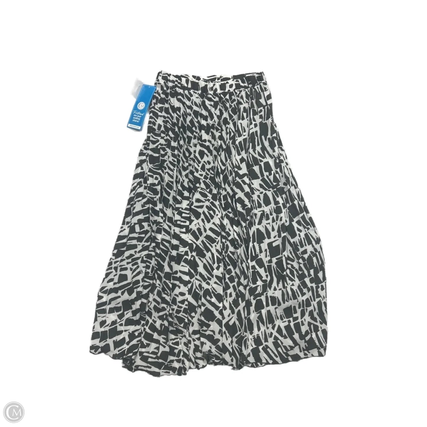 Skirt Maxi By Maeve In Grey & White, Size: Xs