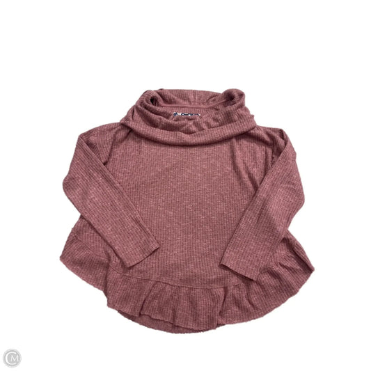 Top Long Sleeve By Maeve In Pink, Size: Xs