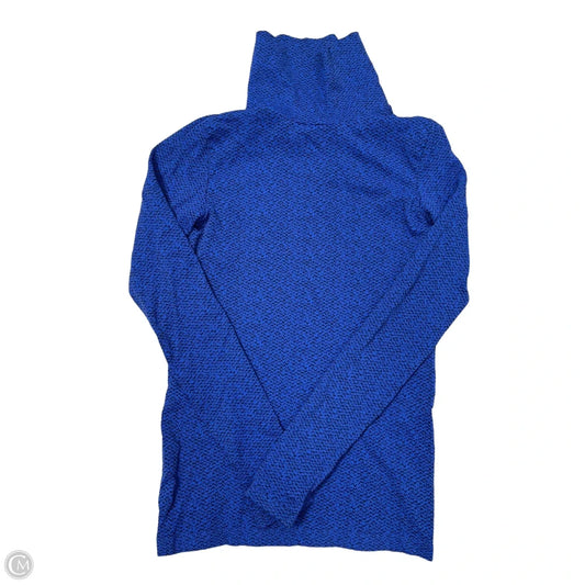 Athletic Top Long Sleeve Collar By Athleta In Blue, Size: S