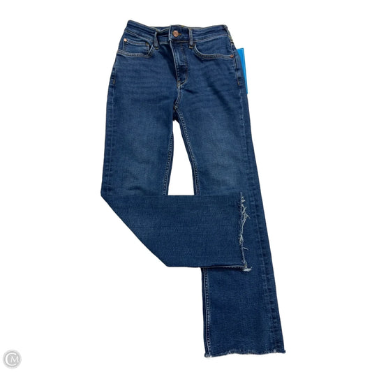 Jeans Straight By Pilcro In Blue Denim, Size: 4