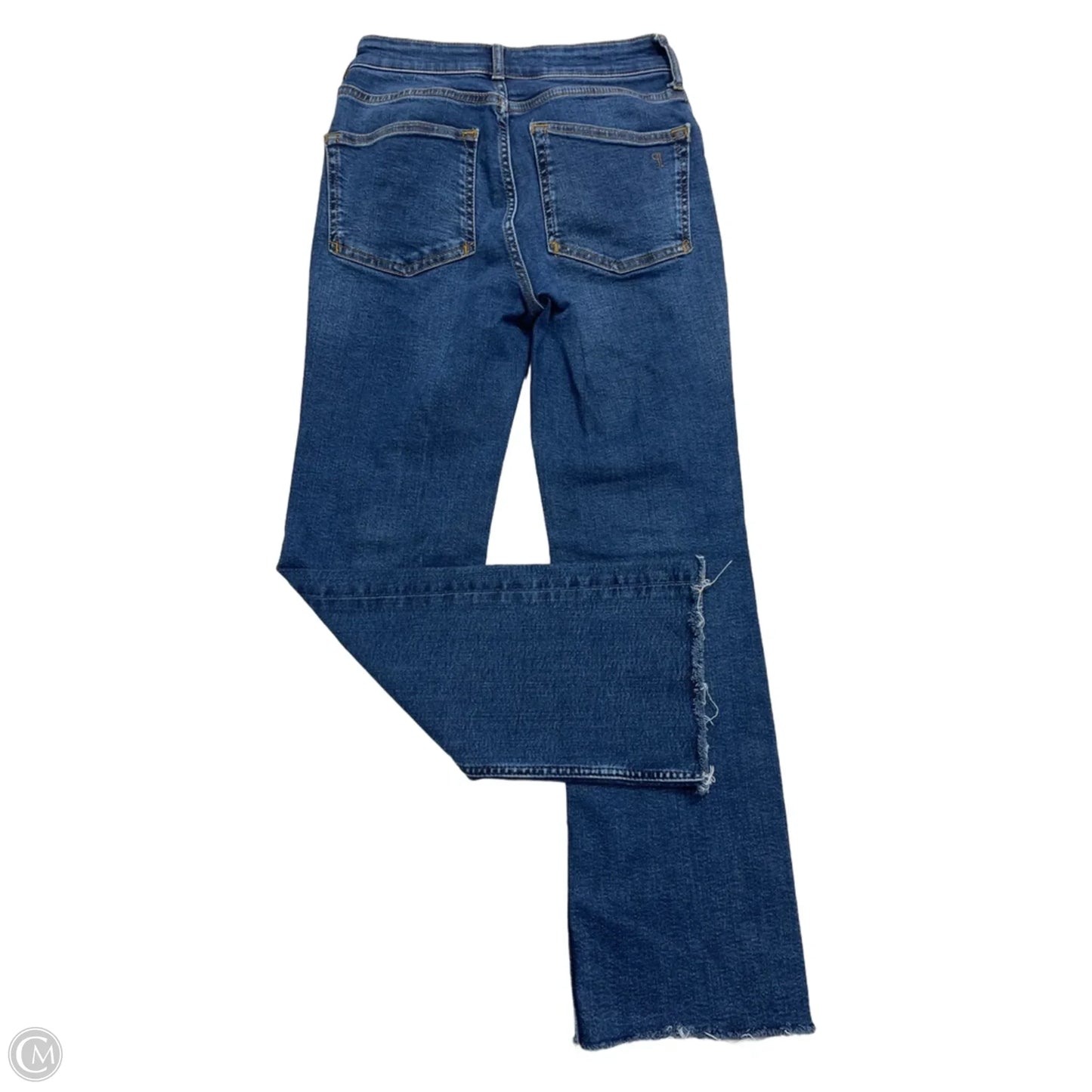 Jeans Straight By Pilcro In Blue Denim, Size: 4