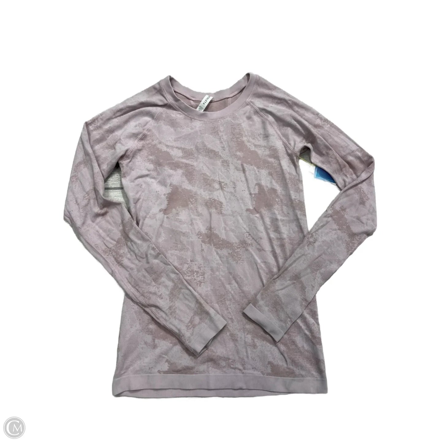 Athletic Top Long Sleeve Crewneck By Athleta In Pink, Size: Xs