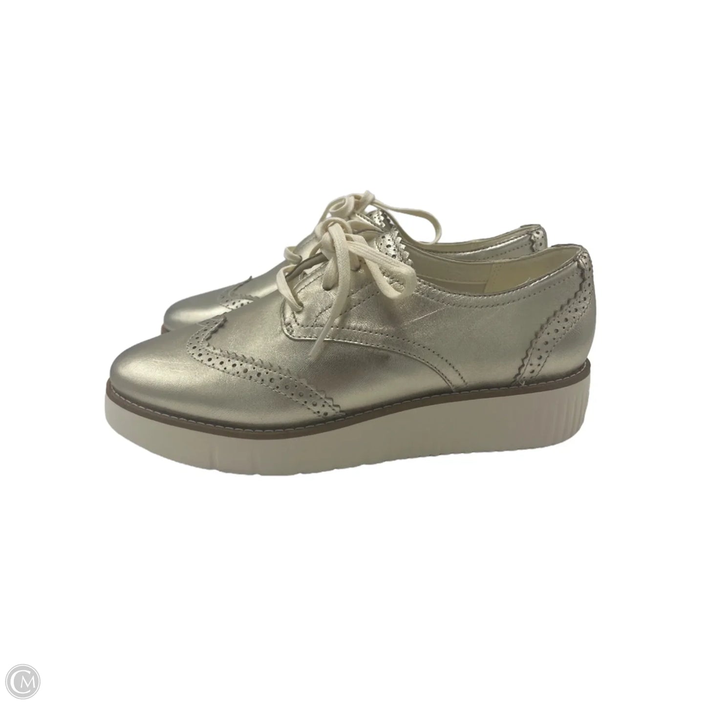 Shoes Designer By Cole-Haan In Gold, Size: 7.5