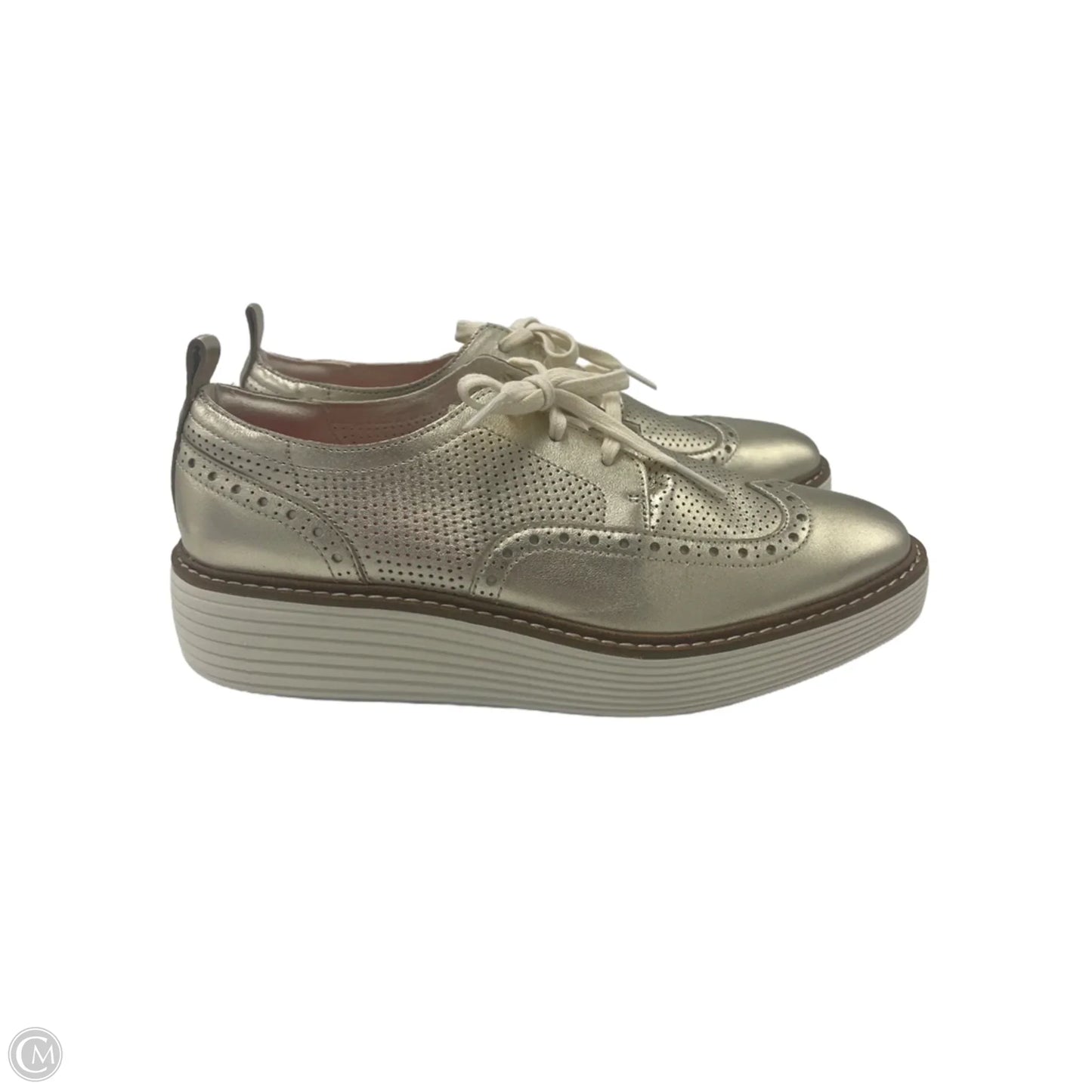 Shoes Designer By Cole-Haan In Gold, Size: 8