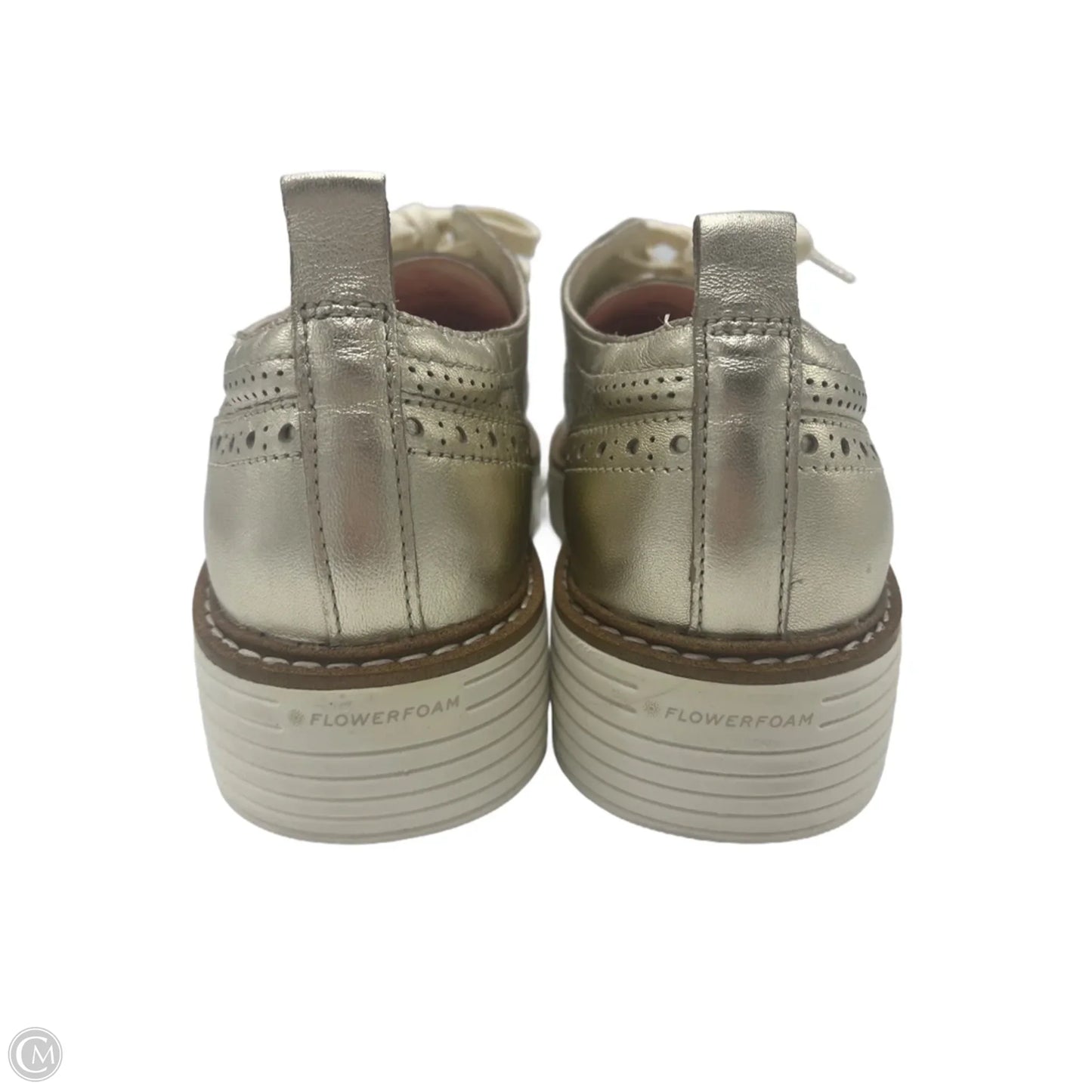 Shoes Designer By Cole-Haan In Gold, Size: 8