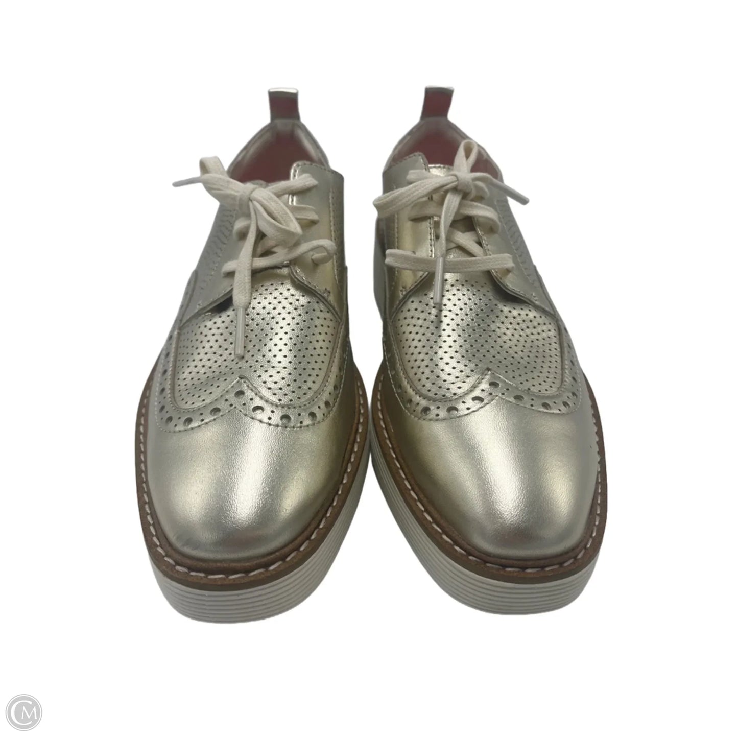 Shoes Designer By Cole-Haan In Gold, Size: 8