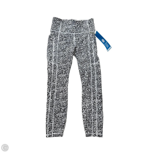 Athletic Leggings By Athleta In Black & White, Size: Sp