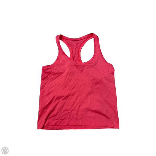 Athletic Tank Top By Lululemon In Pink, Size: M