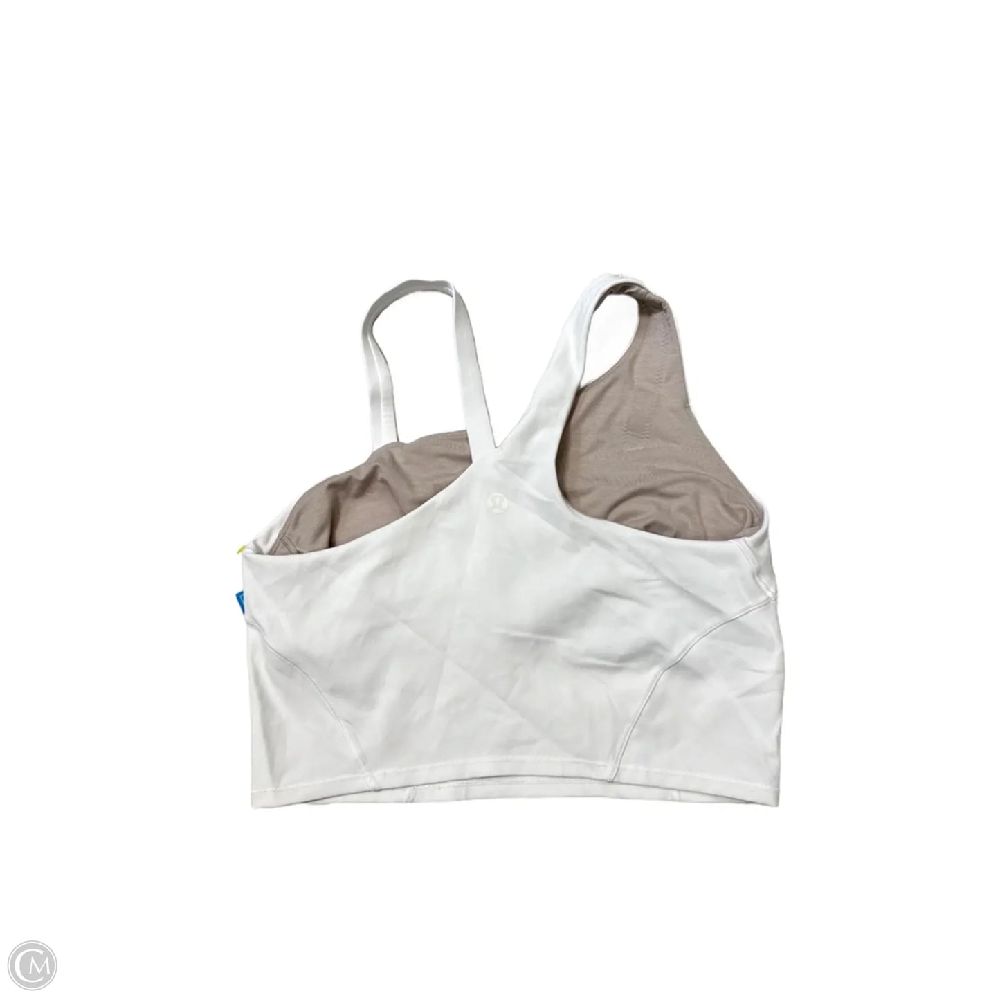 Athletic Tank Top By Lululemon In White, Size: L