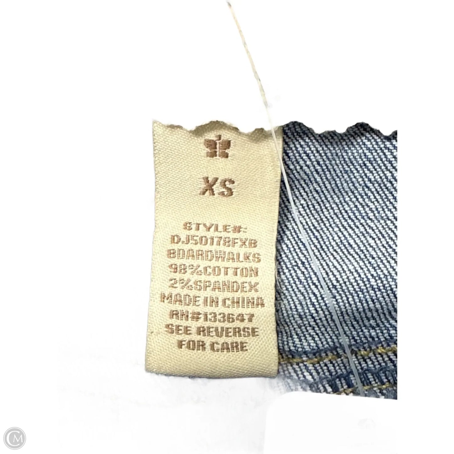 Skirt Mini & Short By Altard State In Blue Denim, Size: Xs