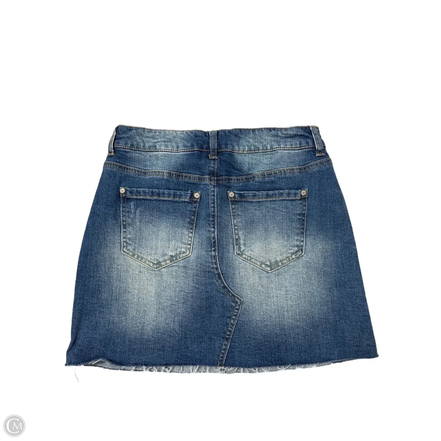 Skirt Mini & Short By Altard State In Blue Denim, Size: Xs