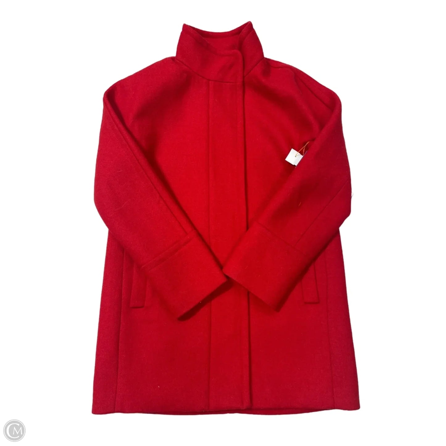 Coat Peacoat By J. Crew In Red, Size: S