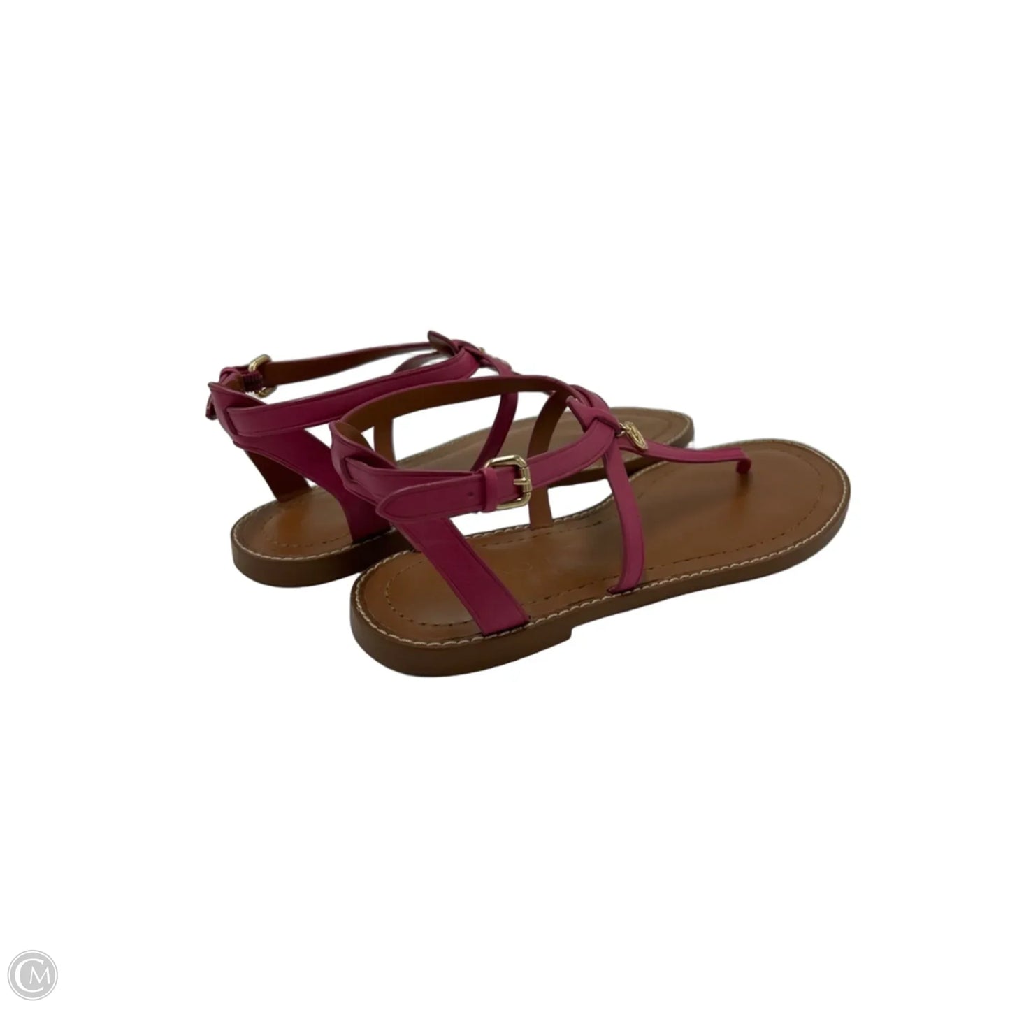 Sandals Designer By Coach In Pink, Size: 9