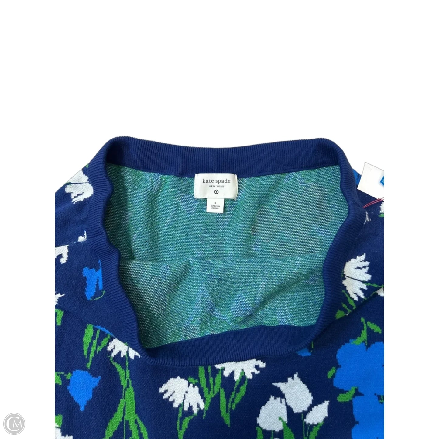 Skirt Designer By Target x Kate Spade In Blue, Size: L