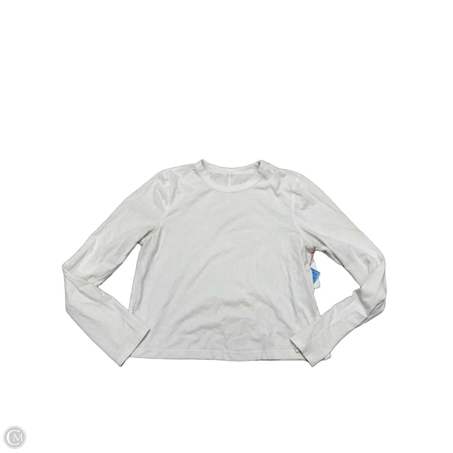 Top Long Sleeve By Lululemon In White, Size: S