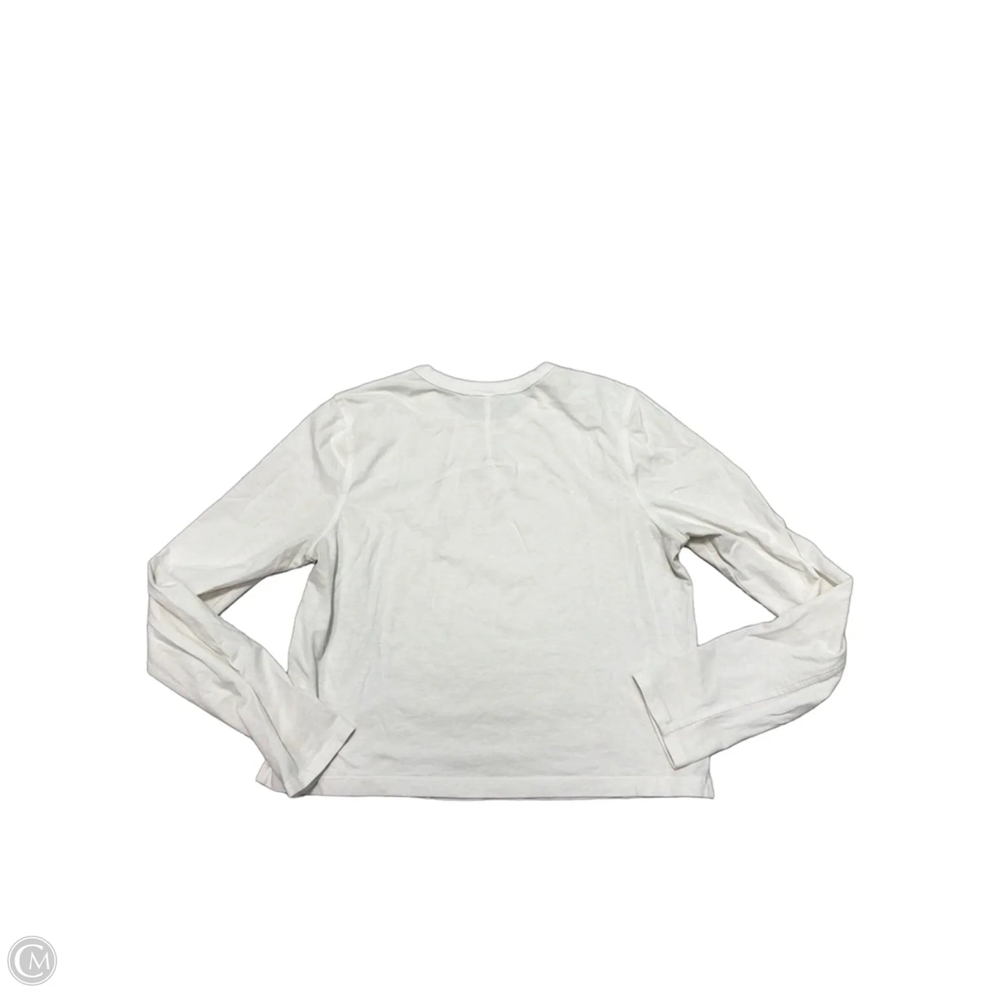 Top Long Sleeve By Lululemon In White, Size: S