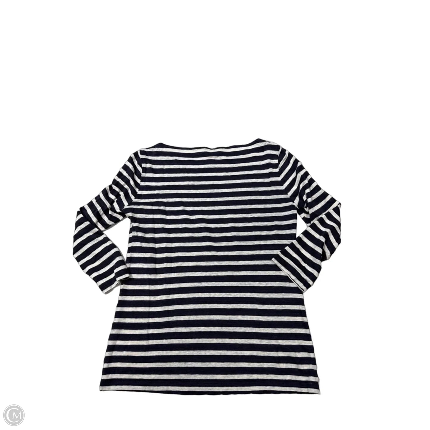 Top Long Sleeve Designer By Tory Burch In Striped Pattern, Size: M