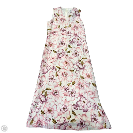 Dress Party Long By Judith Hart In Floral Print, Size: L