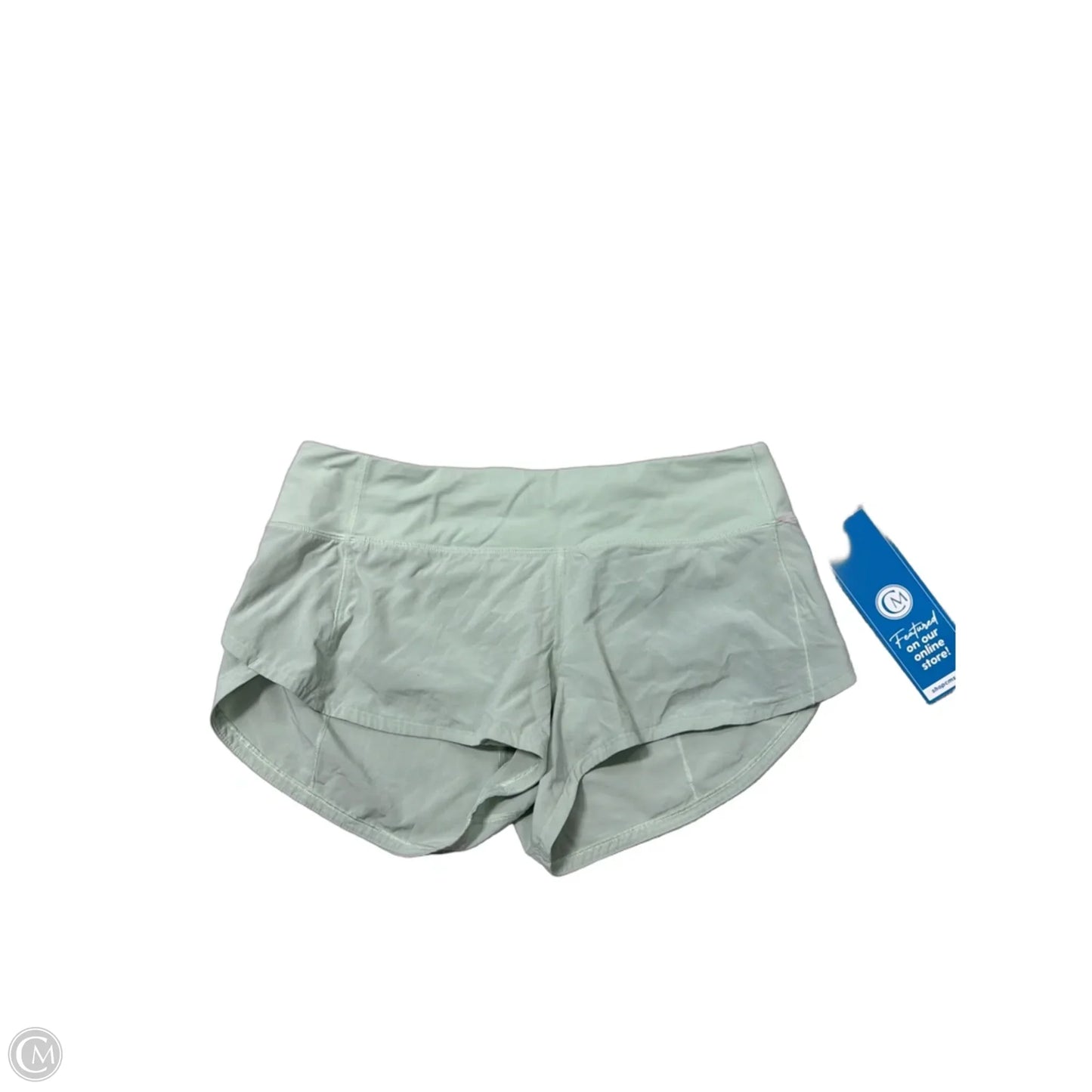 Athletic Shorts By Lululemon In Green, Size: S