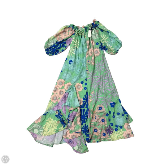 New! Dress Casual Maxi By Oopscool In Green, Size: S