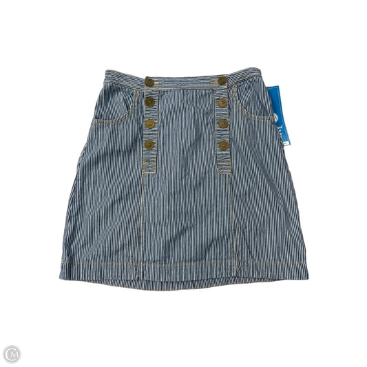 Skirt Mini & Short By Pilcro In Striped Pattern, Size: 10