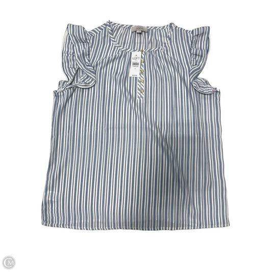 New! Top Sleeveless By Loft In Striped Pattern, Size: S