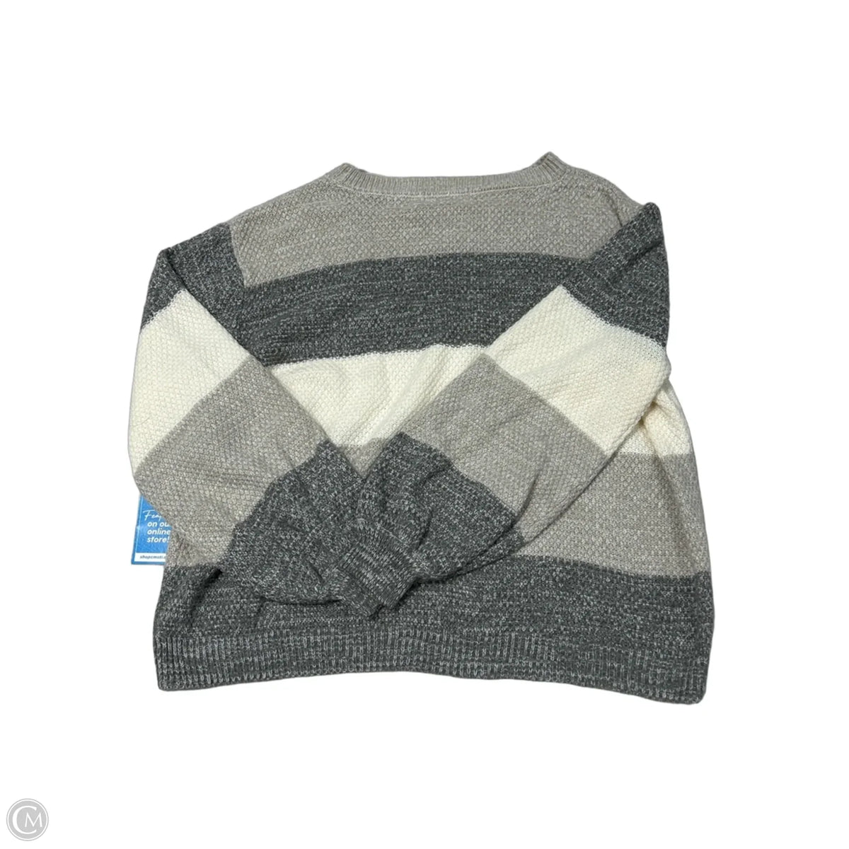 Sweater By Zenana In Striped Pattern, Size: L