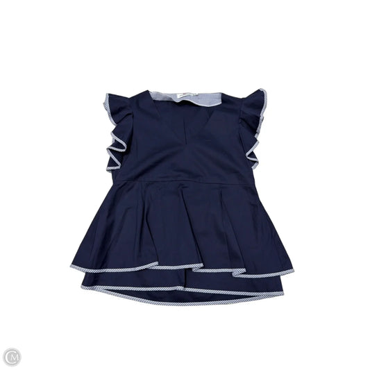 Top Short Sleeve By Vineyard Vines In Navy, Size: Xs