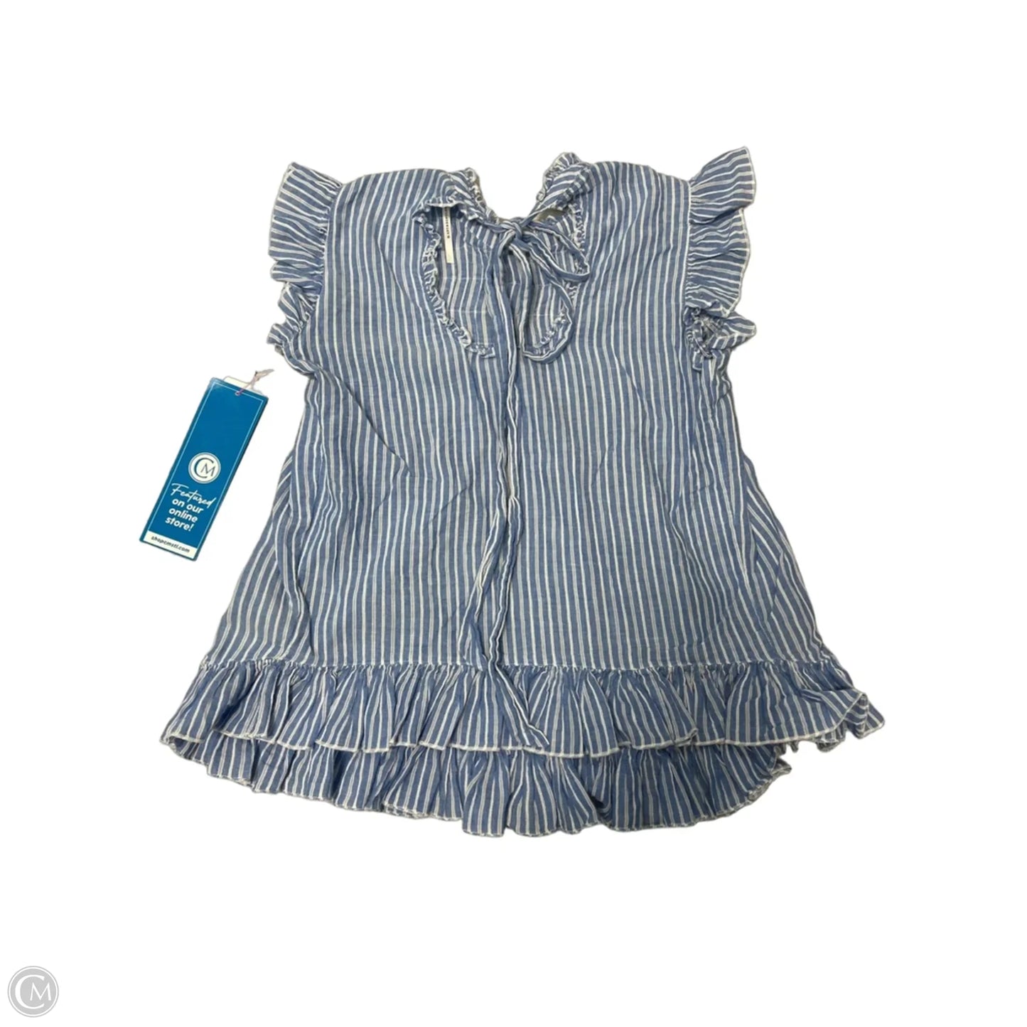 Top Sleeveless By Anthropologie In Striped Pattern, Size: Xs