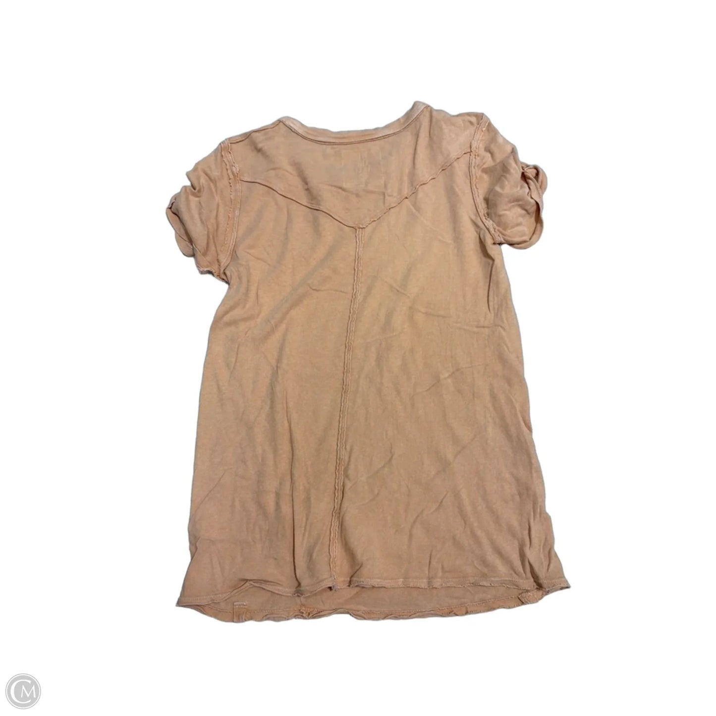 Top Short Sleeve By We The Free In Orange, Size: Sp