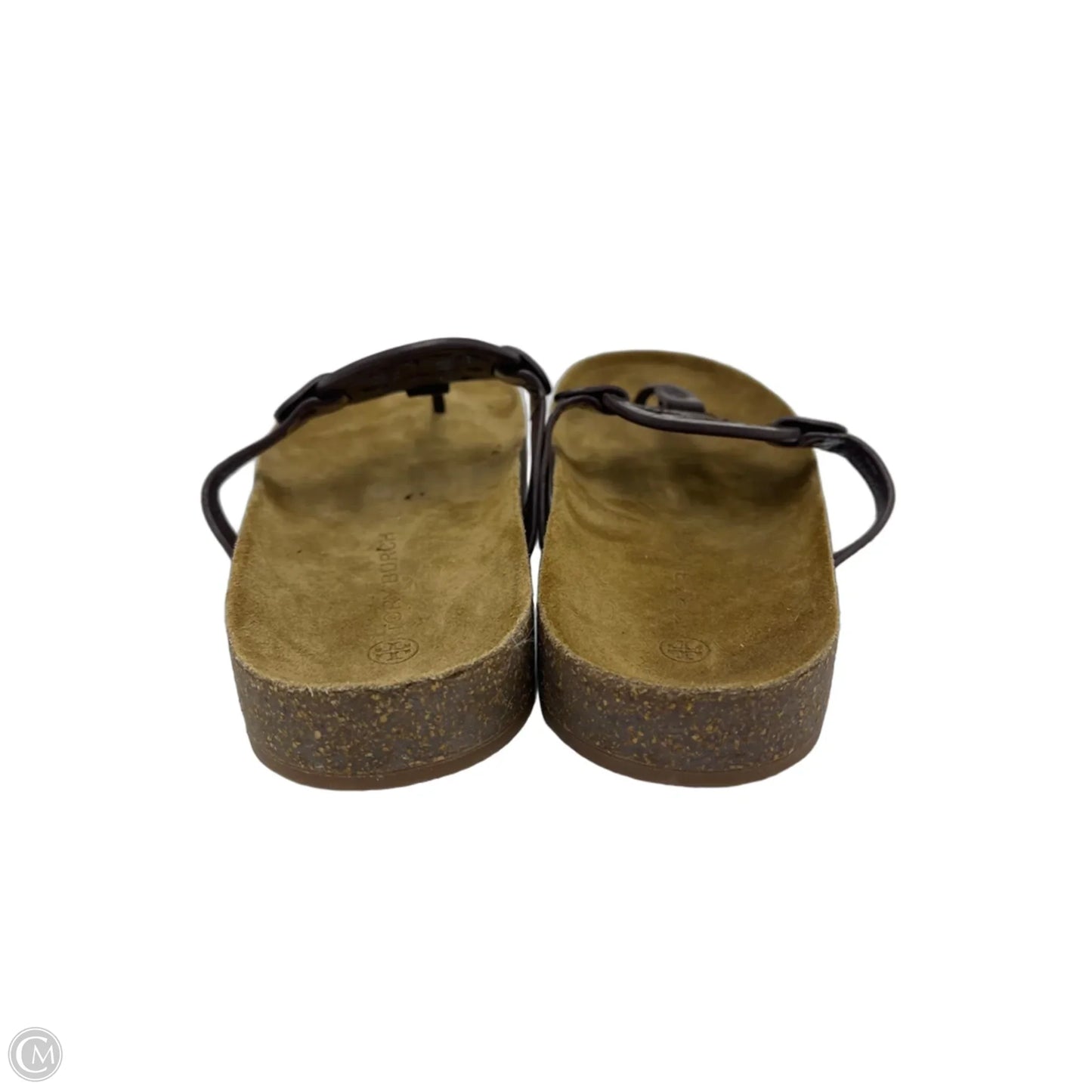 Tory Burch Miller Cloud Designer Sandals In Maroon, Size: 10.5