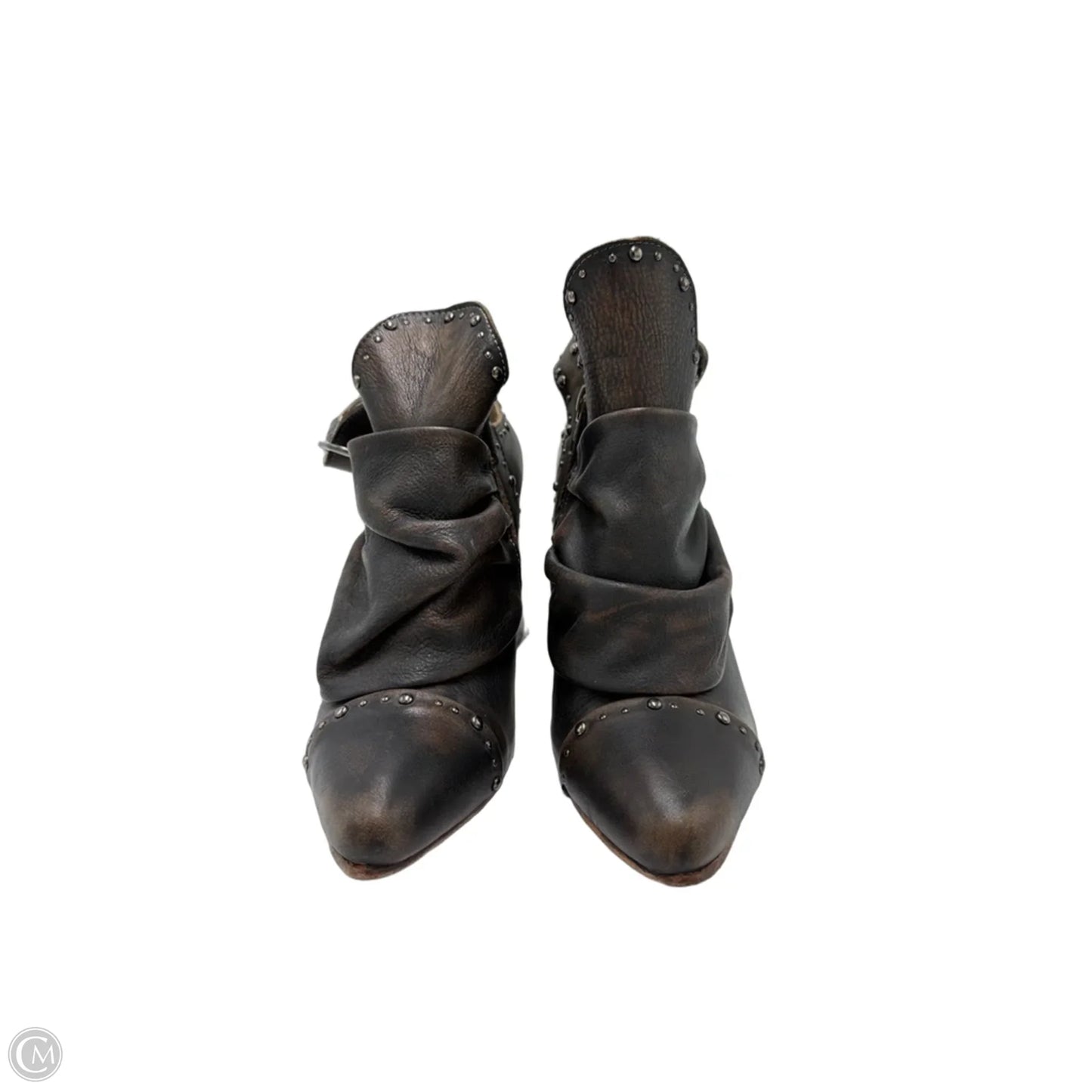 Shoes Heels Block By Freebird In Brown, Size: 9